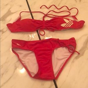 adidas bikini red